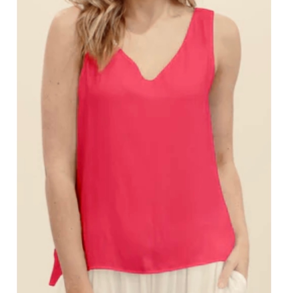 NWT. MELA PURDIE AUDREY TANK IN LACQUER. Size Large.